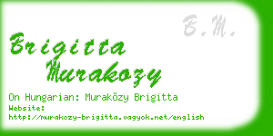 brigitta murakozy business card